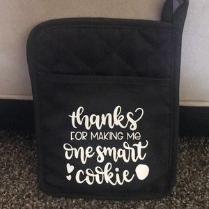 GREAT Teacher Gift! Black One Smart Cookie Holder